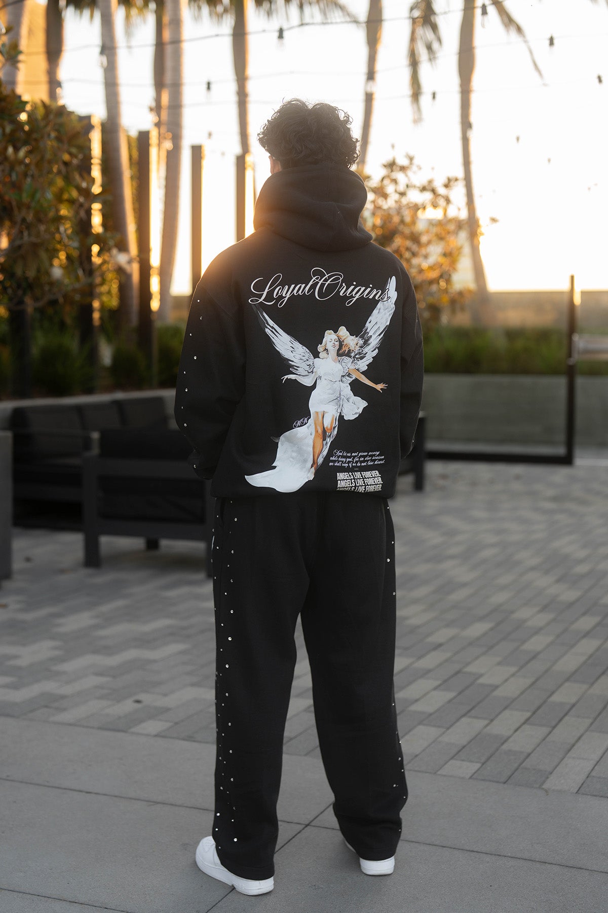 ALF Hoodie with Rhinestones