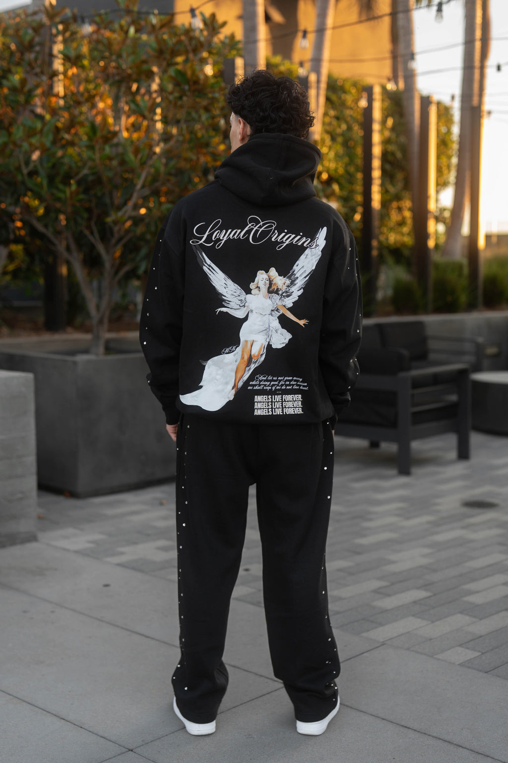 ALF Hoodie with Rhinestones