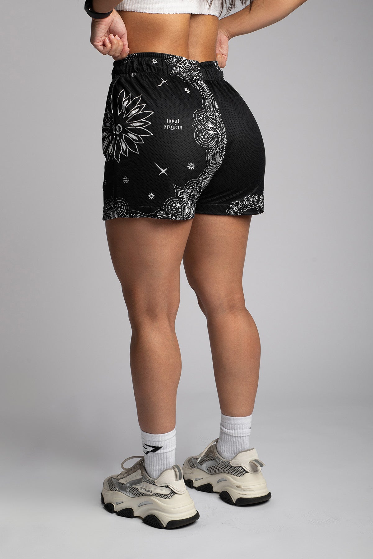 Paisley Mesh Shorts