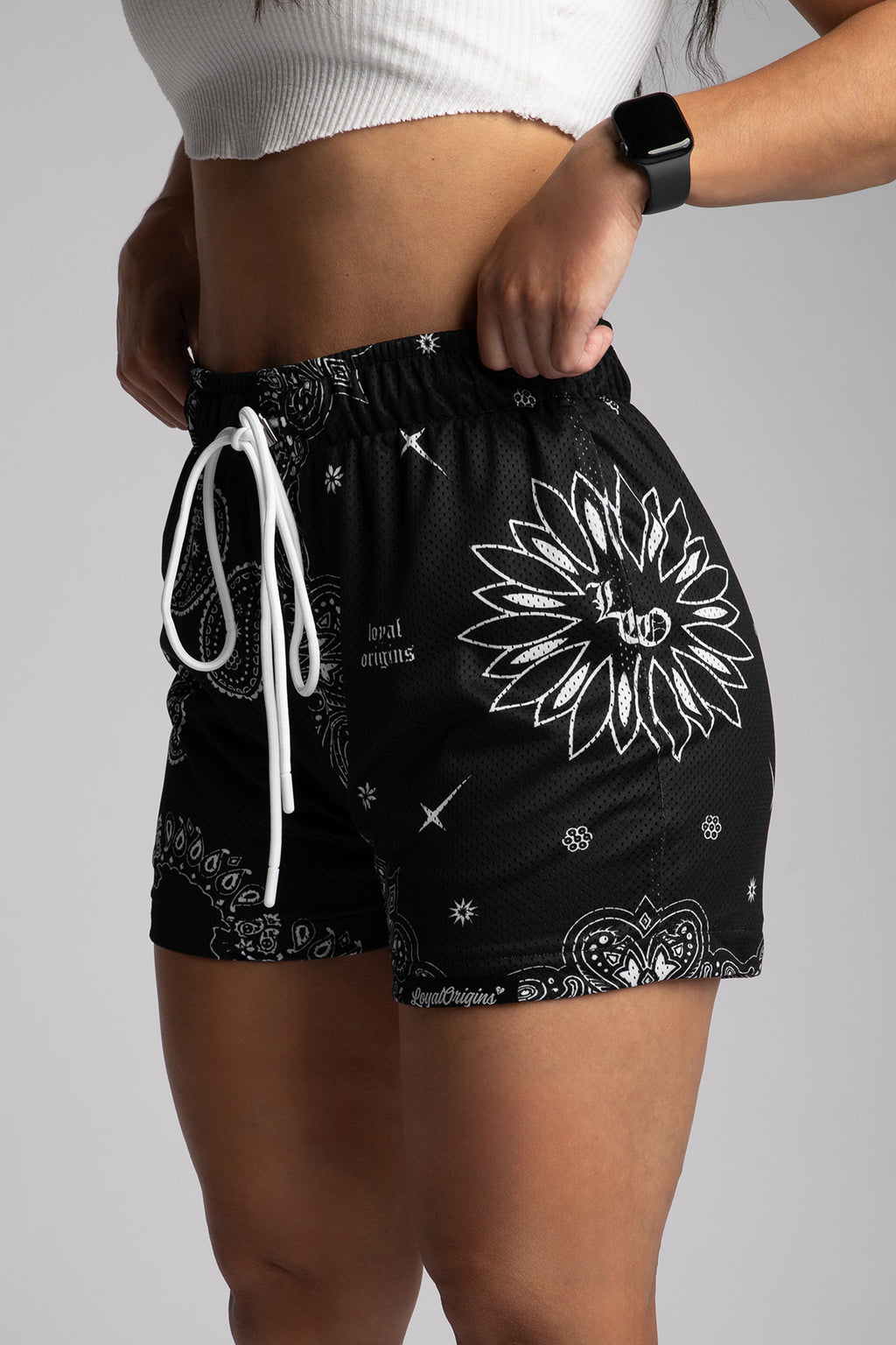 Paisley Mesh Shorts