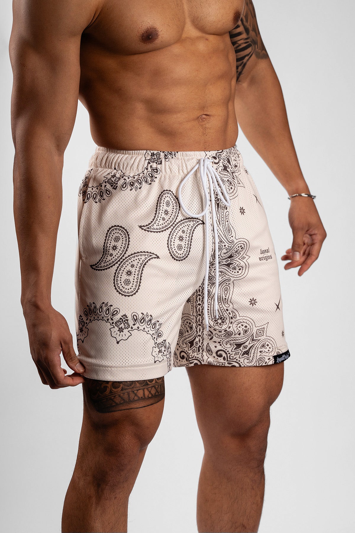 Paisley Mesh Shorts