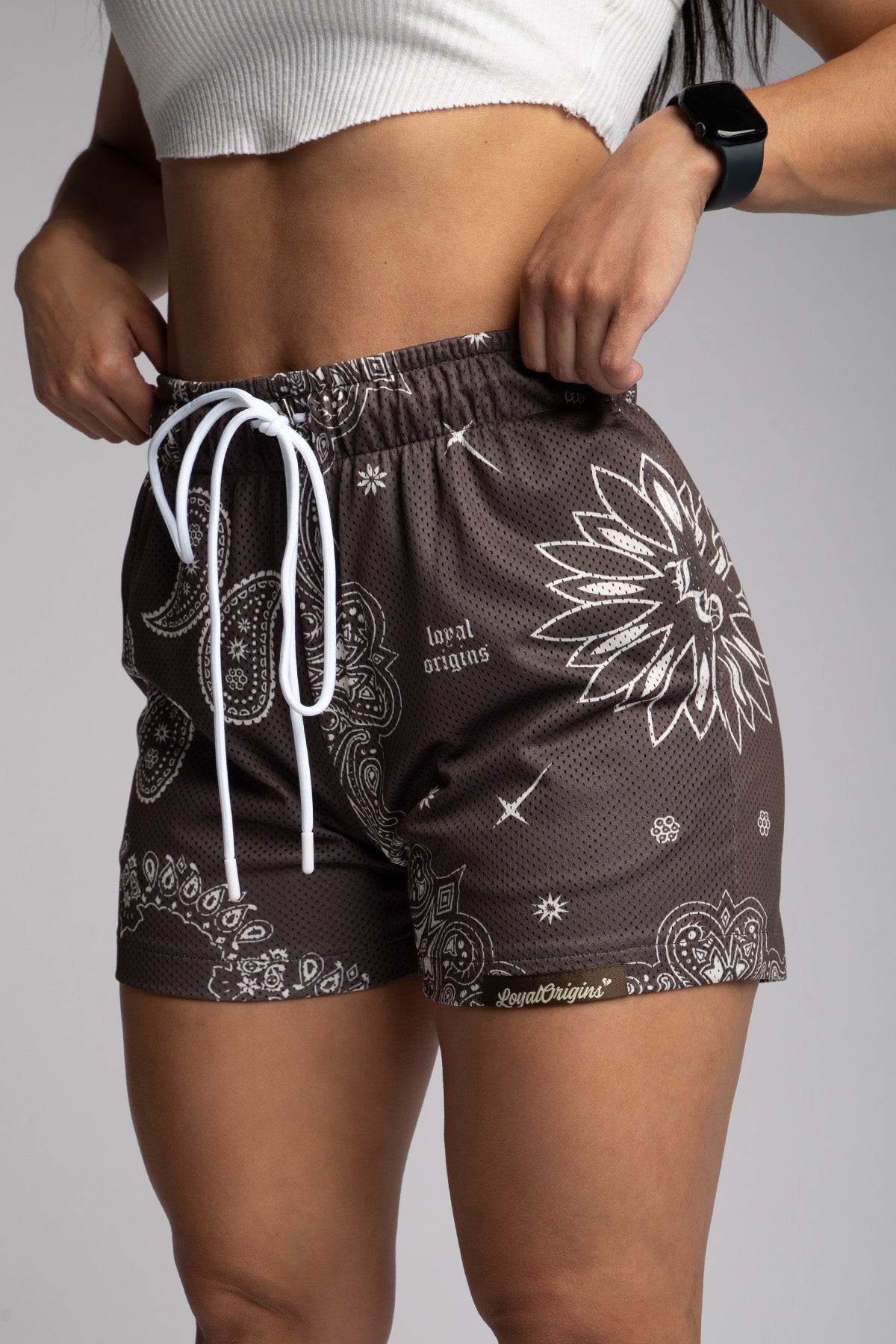 Paisley Mesh Shorts