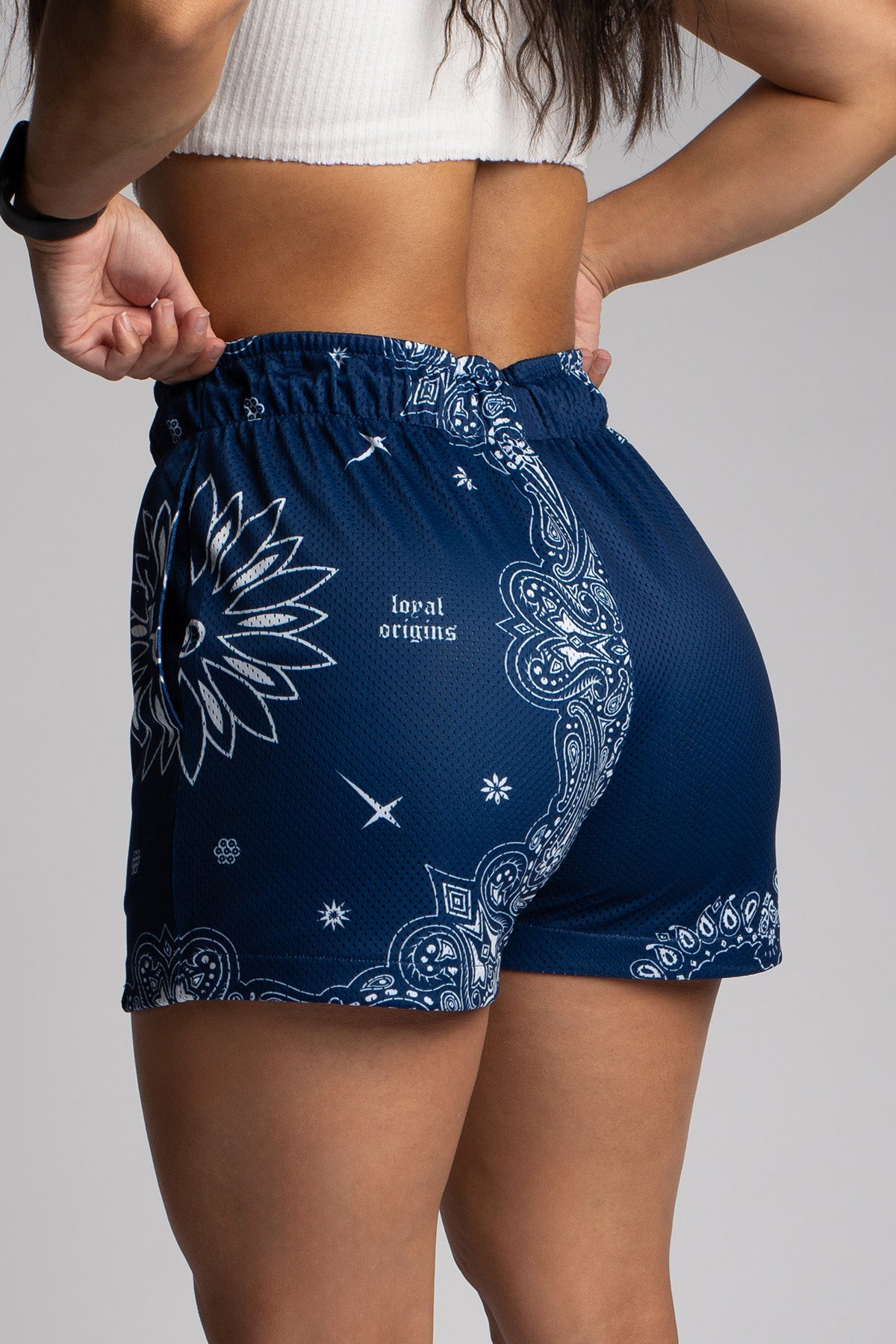 Paisley Mesh Shorts