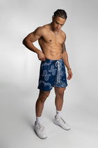 Paisley Mesh Shorts