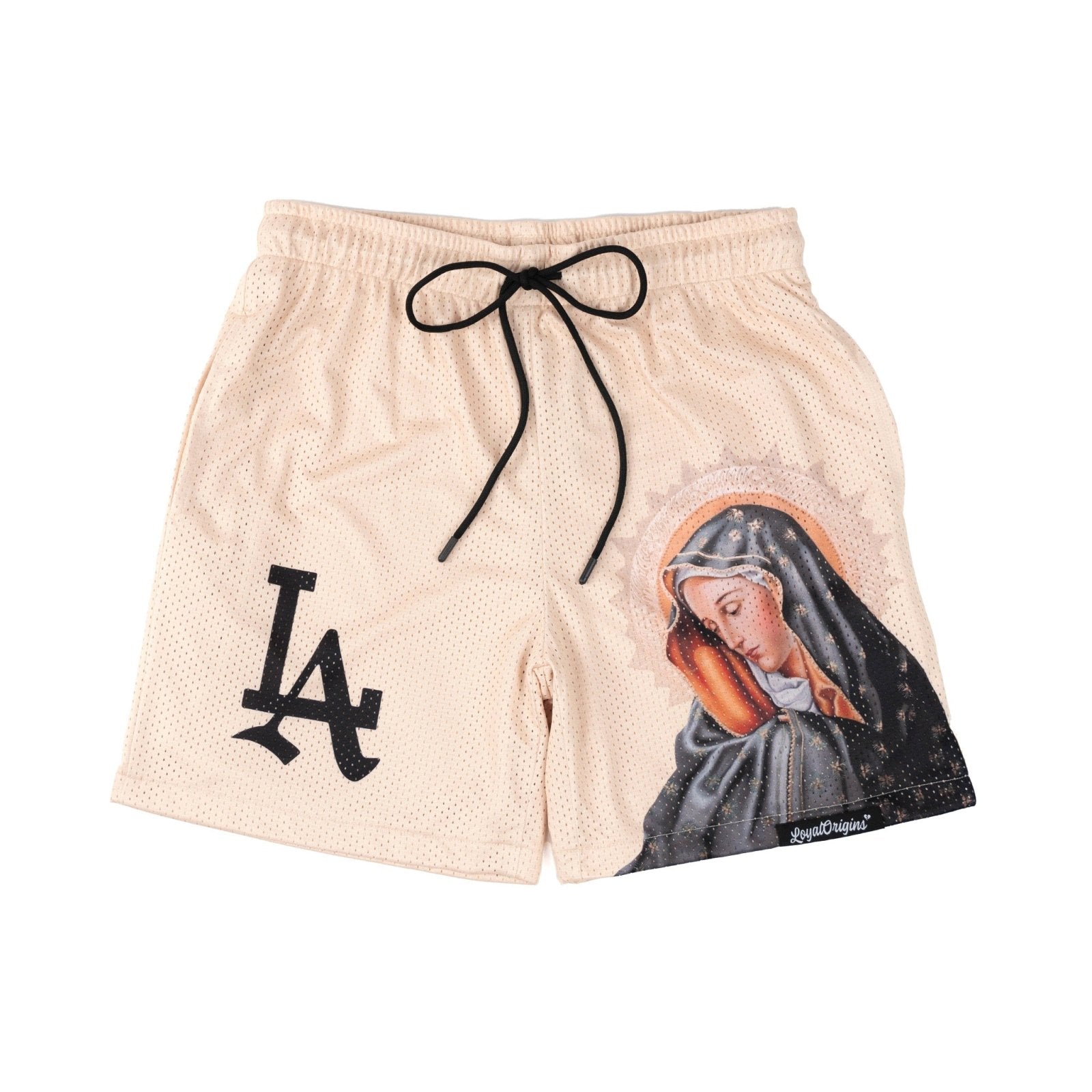 LA 'Ave Maria' Mesh Shorts - LO Store