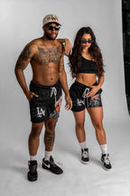 LA 'Ave Maria' Mesh Shorts - LO Store