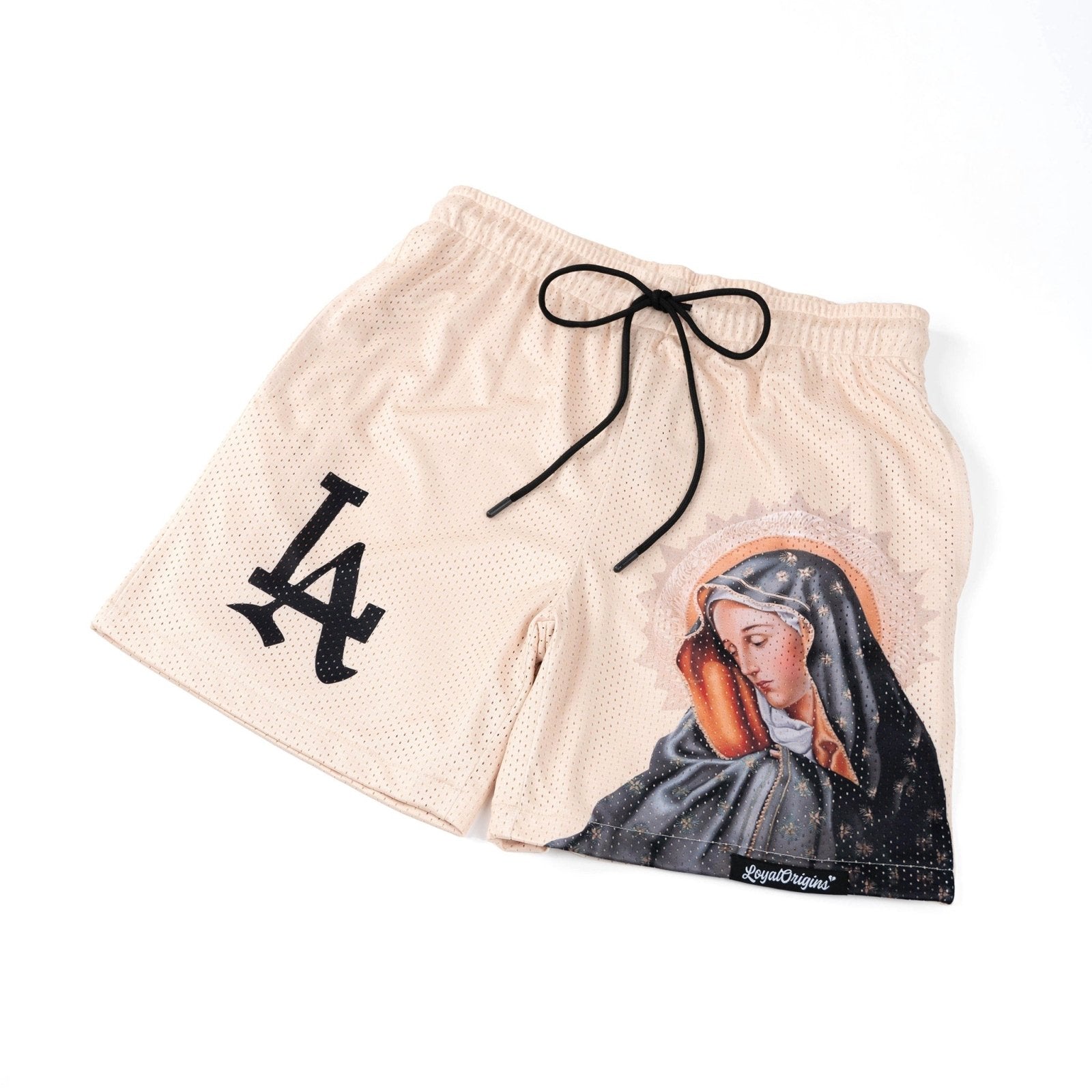 LA 'Ave Maria' Mesh Shorts - LO Store