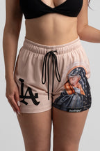 LA 'Ave Maria' Mesh Shorts - LO Store