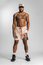 LA 'Ave Maria' Mesh Shorts - LO Store