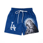 LA 'Ave Maria' Mesh Shorts - LO Store