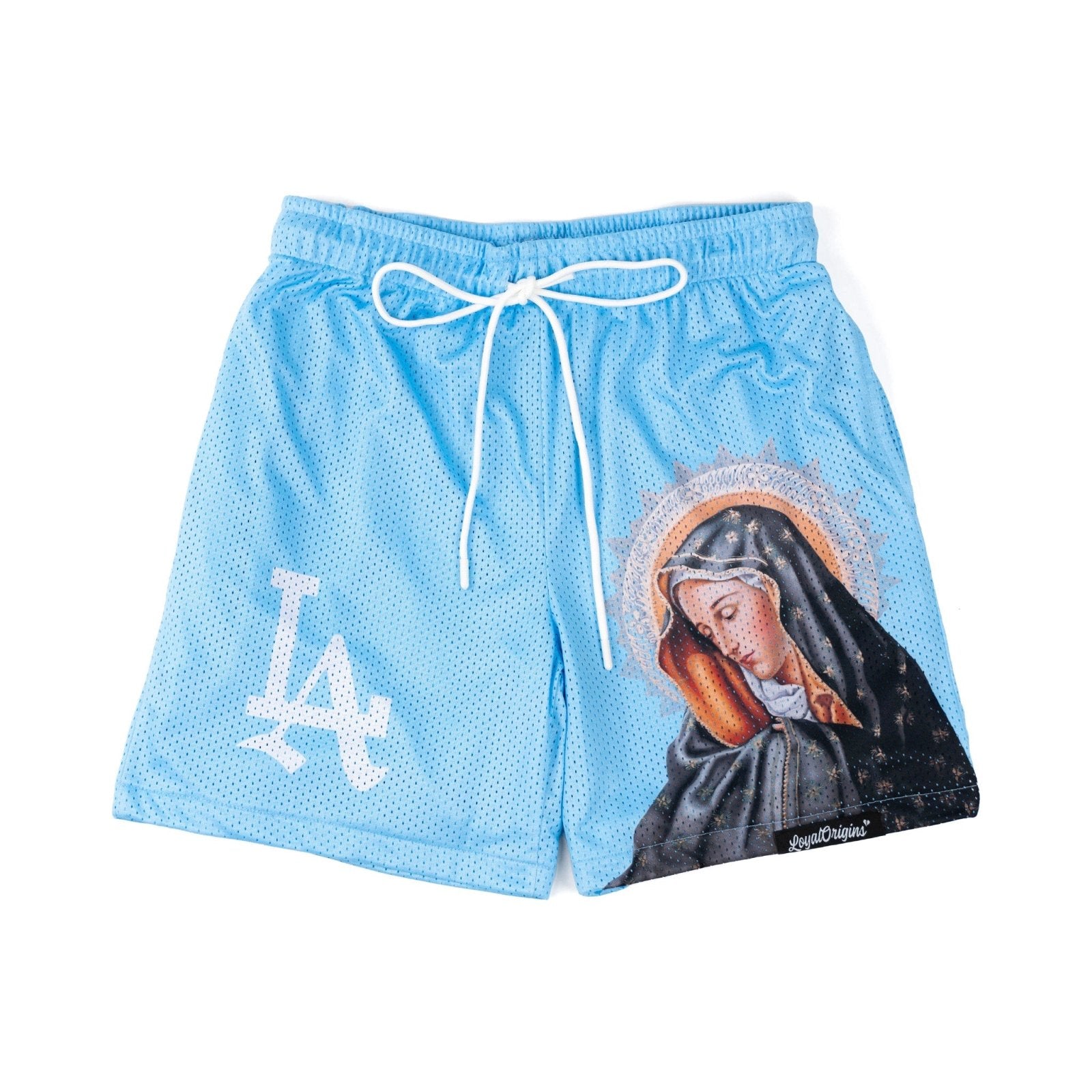 LA 'Ave Maria' Mesh Shorts - LO Store