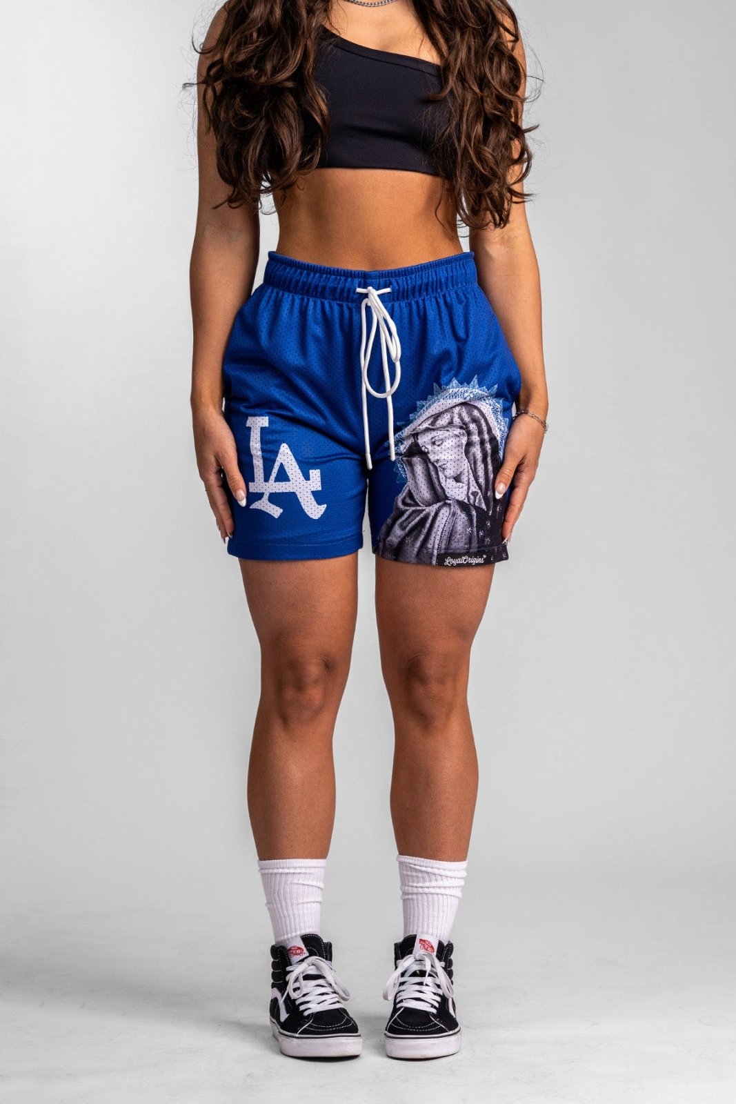 LA 'Ave Maria' Mesh Shorts - LO Store