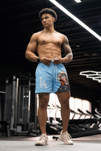 LA 'Ave Maria' Mesh Shorts - LO Store
