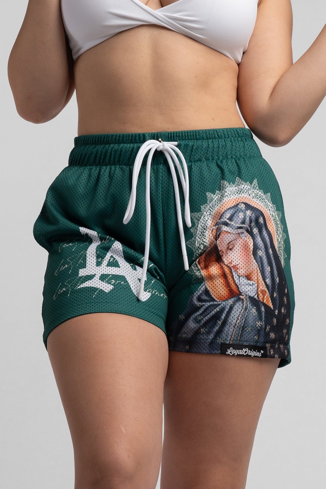 LA 'Ave Maria' Mesh Shorts - LO Store