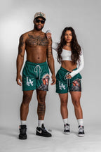 LA 'Ave Maria' Mesh Shorts - LO Store