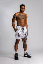 LA 'Ave Maria' Mesh Shorts - LO Store