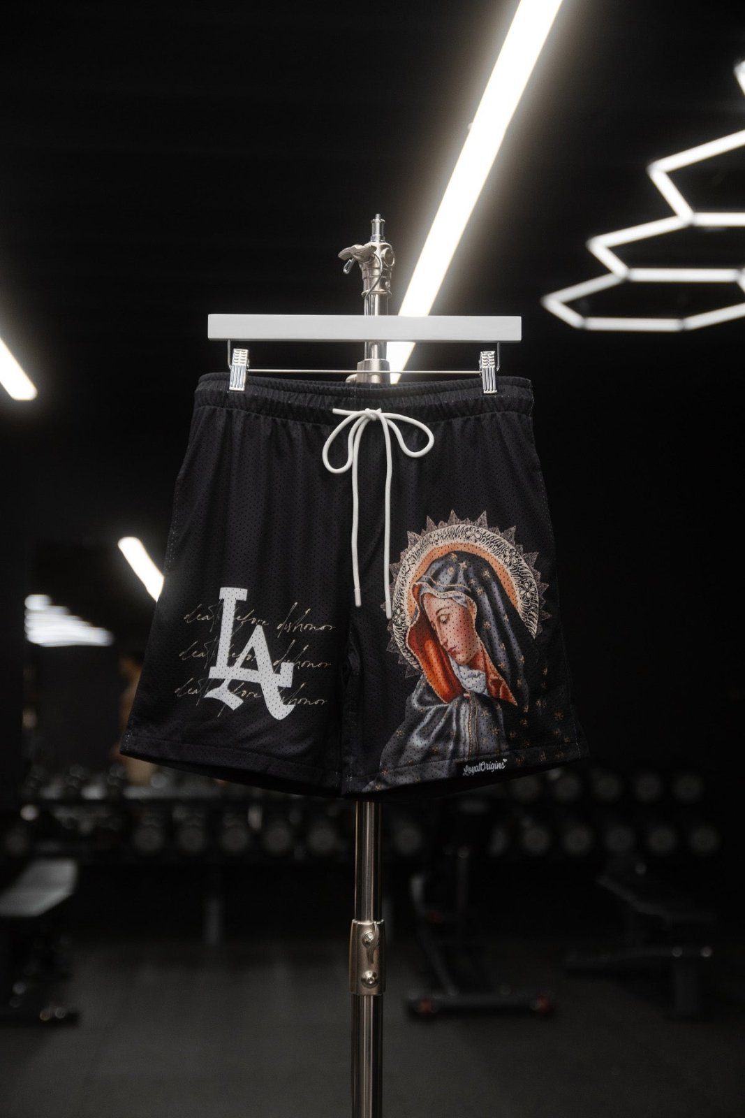 LA 'Ave Maria' Mesh Shorts - LO Store