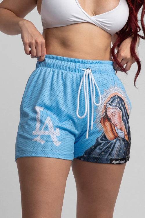LA 'Ave Maria' Mesh Shorts - LO Store