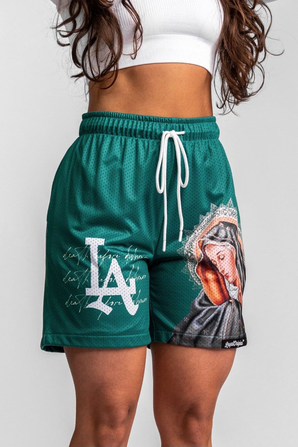 LA 'Ave Maria' Mesh Shorts - LO Store