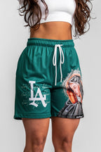 LA 'Ave Maria' Mesh Shorts - LO Store