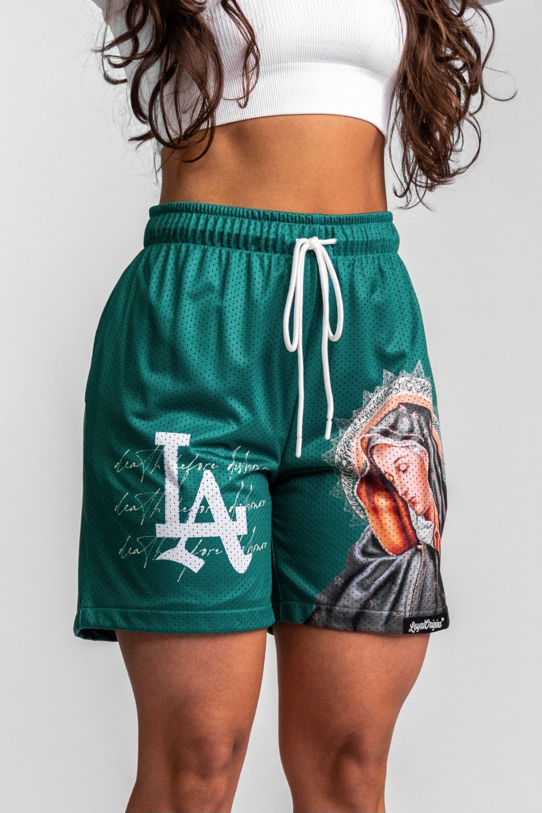 LA 'Ave Maria' Mesh Shorts - LO Store