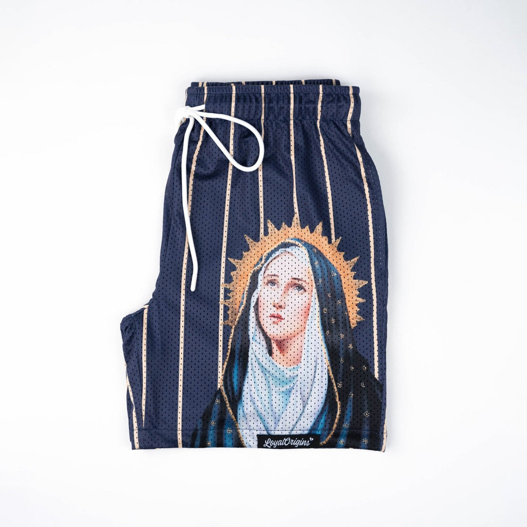 LA 'Ave Maria' Mesh Shorts - LO Store