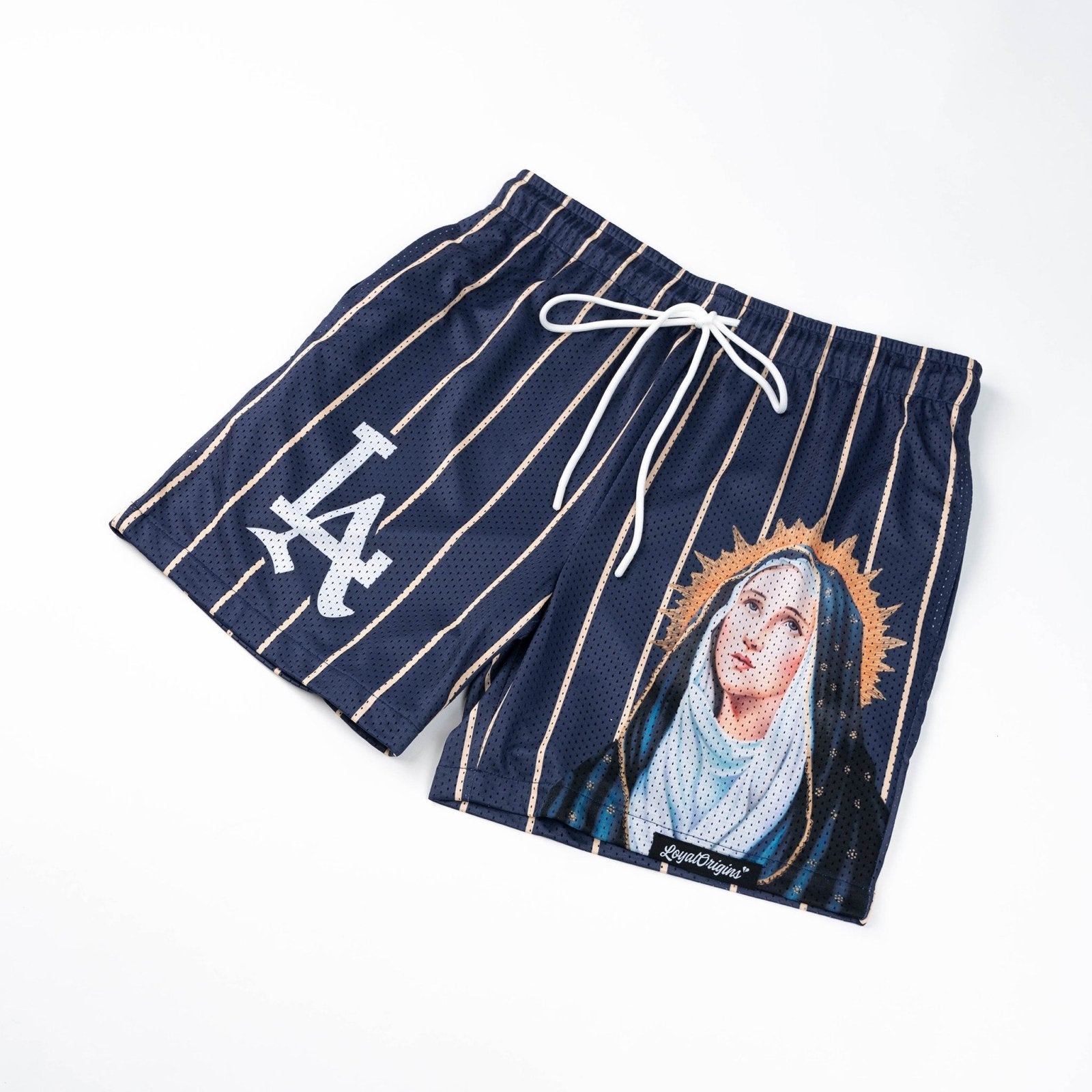 LA 'Ave Maria' Mesh Shorts - LO Store