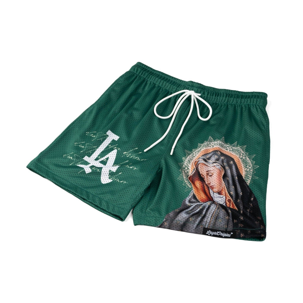LA 'Ave Maria' Mesh Shorts - LO Store