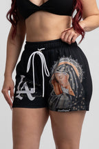 LA 'Ave Maria' Mesh Shorts - LO Store