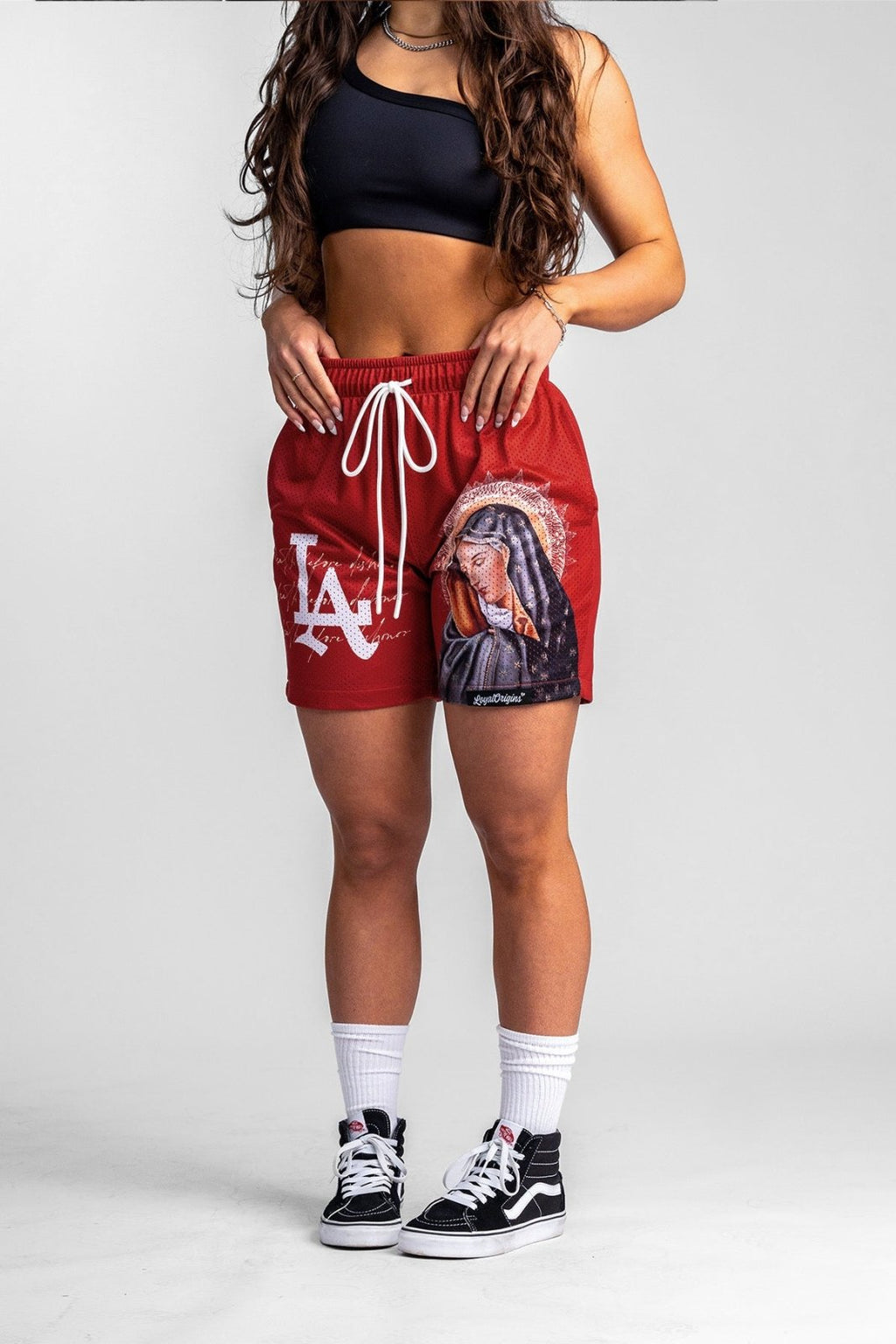 LA 'Ave Maria' Mesh Shorts - LO Store