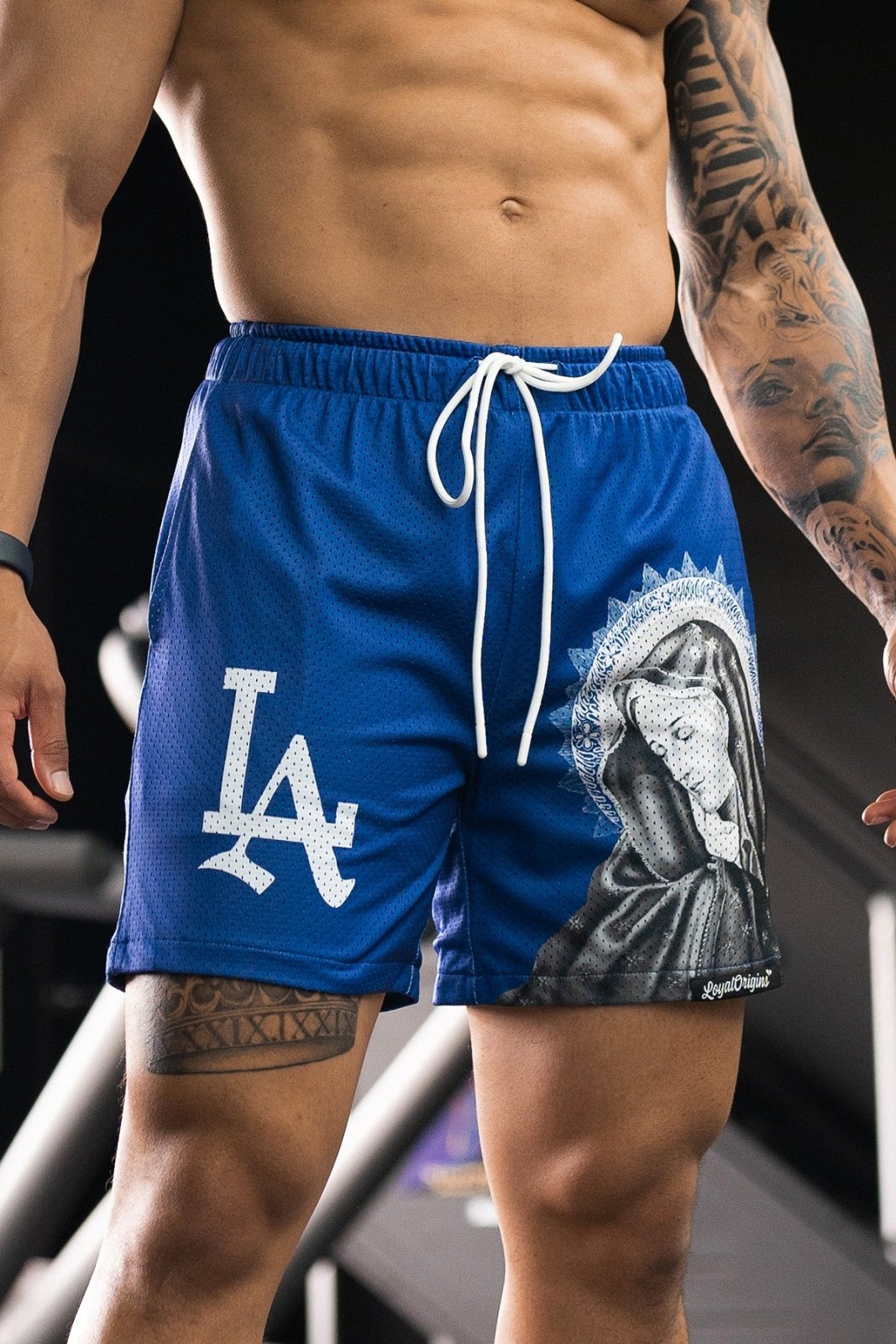 LA 'Ave Maria' Mesh Shorts - LO Store