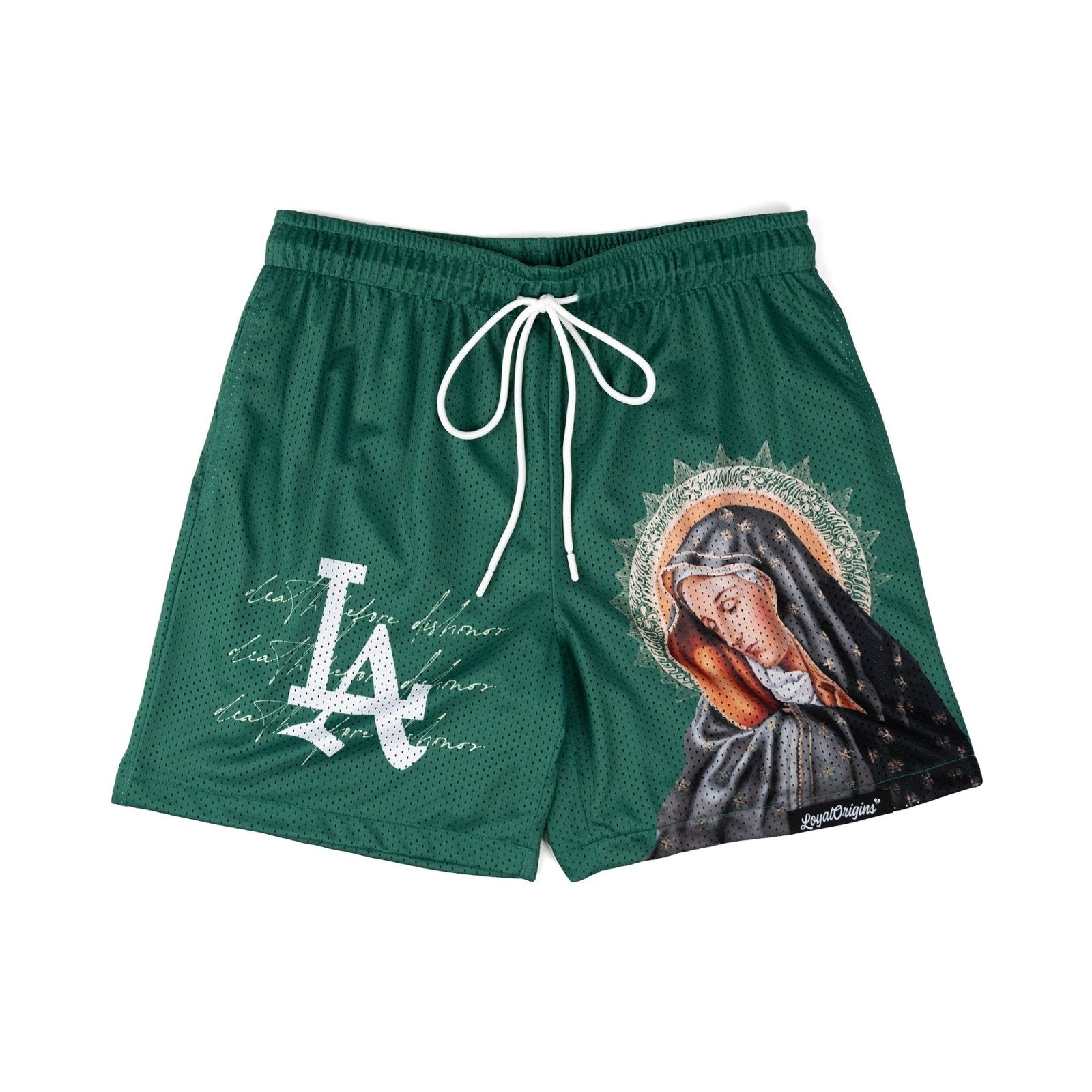 LA 'Ave Maria' Mesh Shorts - LO Store