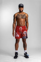 LA 'Ave Maria' Mesh Shorts - LO Store