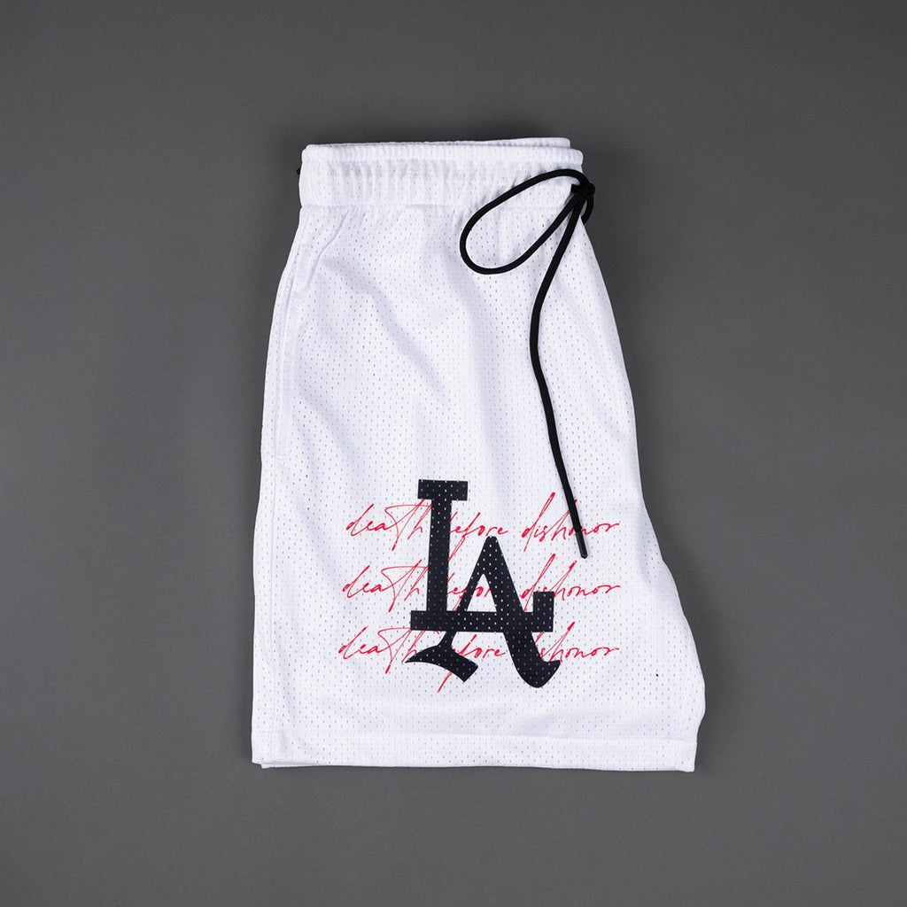 LA 'Ave Maria' Mesh Shorts - LO Store