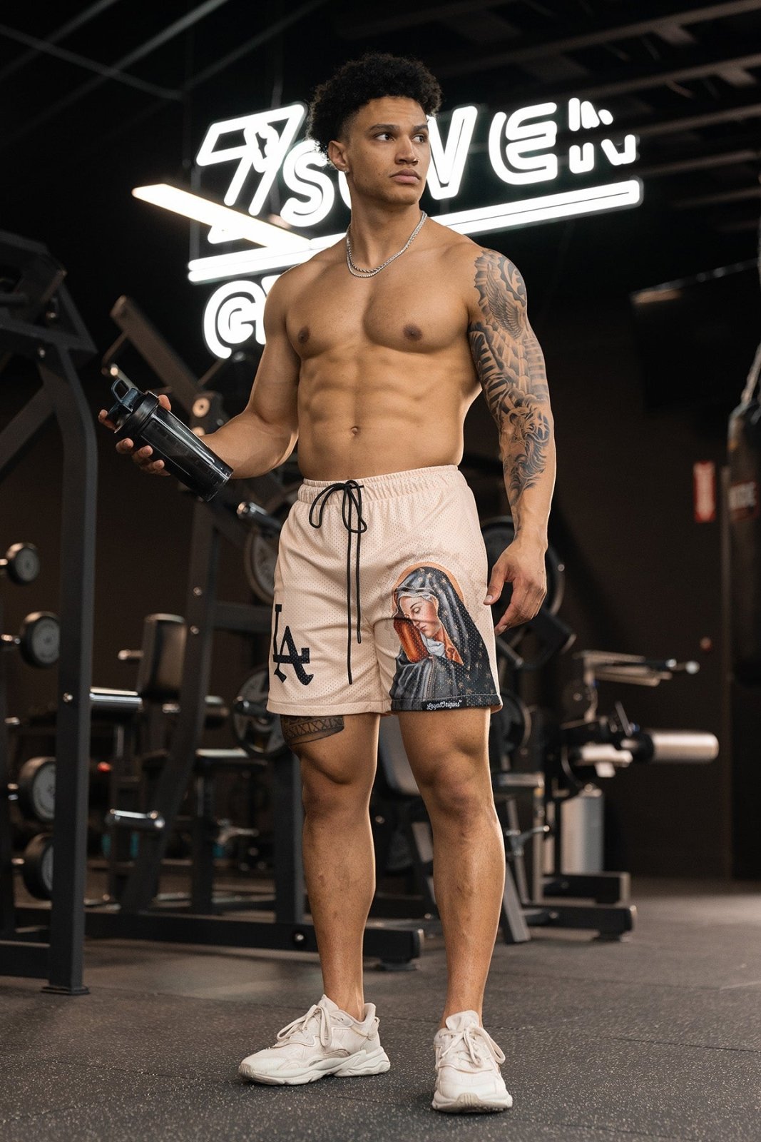 LA 'Ave Maria' Mesh Shorts - LO Store