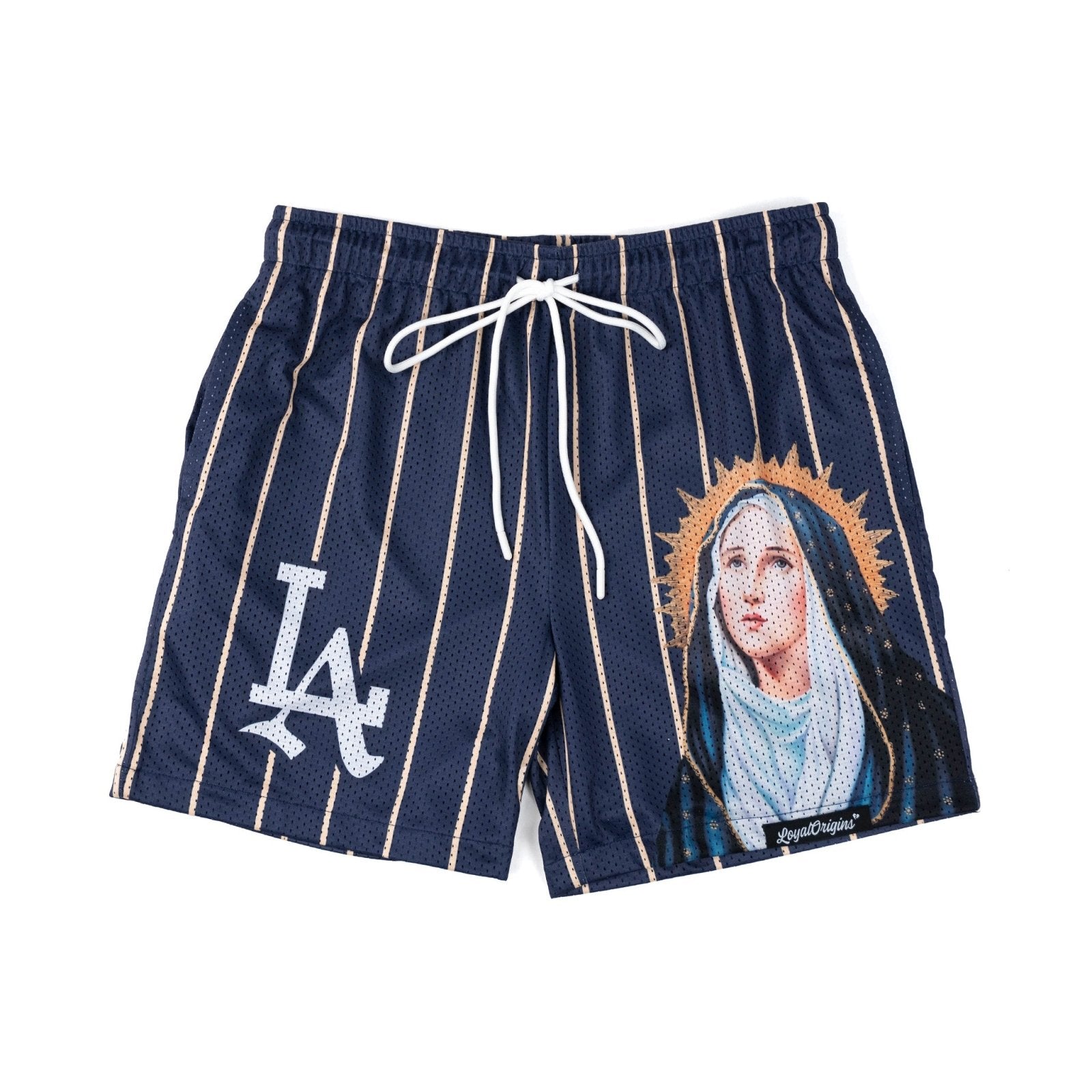 LA 'Ave Maria' Mesh Shorts - LO Store
