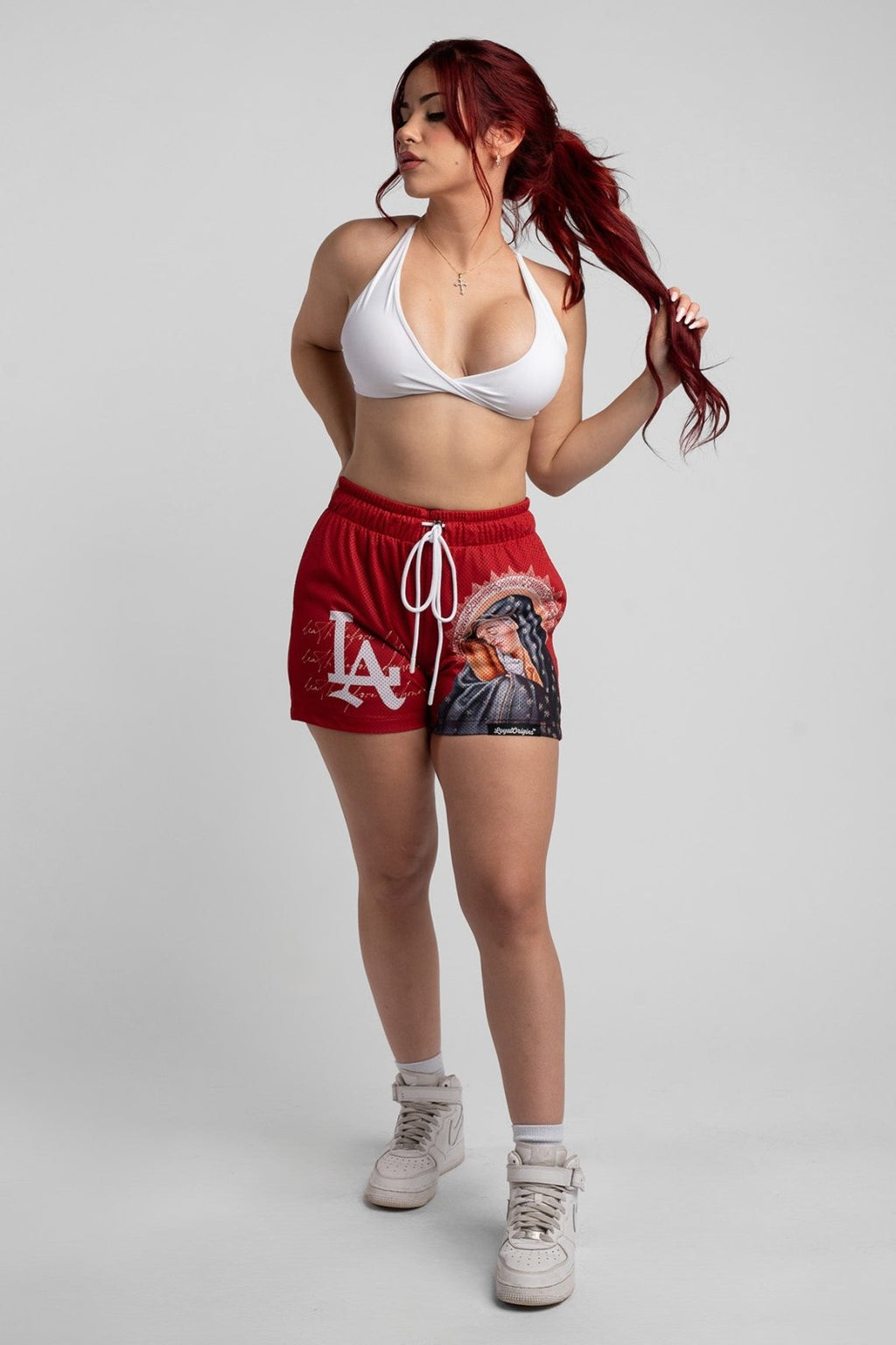LA 'Ave Maria' Mesh Shorts - LO Store