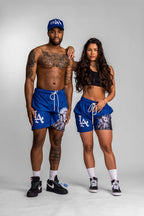 LA 'Ave Maria' Mesh Shorts - LO Store