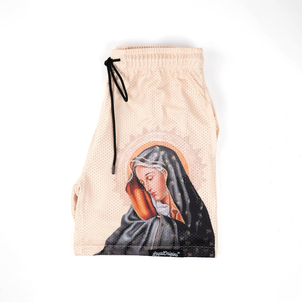LA 'Ave Maria' Mesh Shorts - LO Store