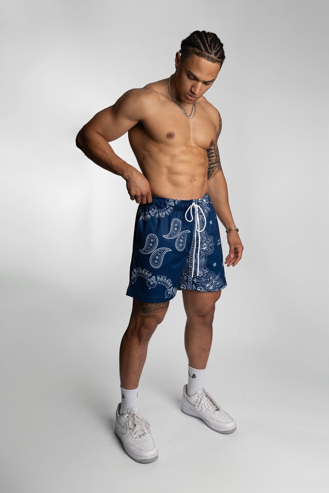Paisley Mesh Shorts - LO Store
