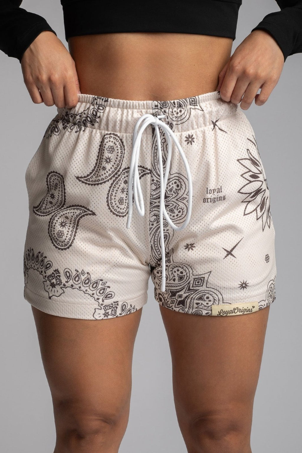 Paisley Mesh Shorts - LO Store