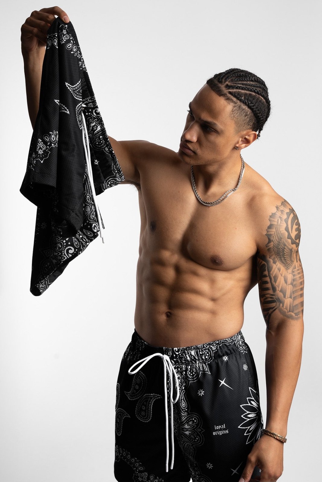 Paisley Mesh Shorts - LO Store