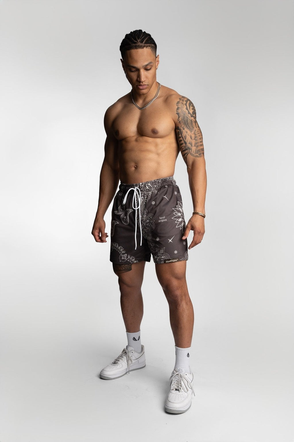 Paisley Mesh Shorts - LO Store