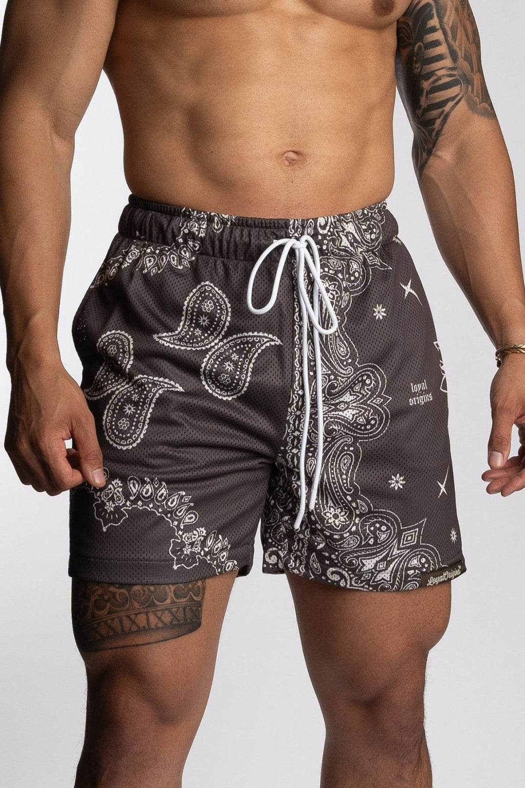 Paisley Mesh Shorts - LO Store