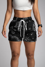 Paisley Mesh Shorts - LO Store