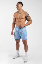 Snake Print Mesh Shorts - LO Store