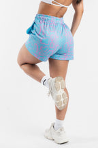 Snake Print Mesh Shorts - LO Store